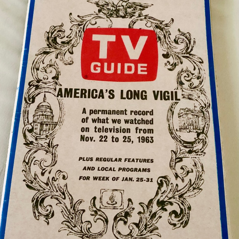 VINTAGE “TV GUIDE”…Jan. 25-31,1964! Plus JFK Assassination section!